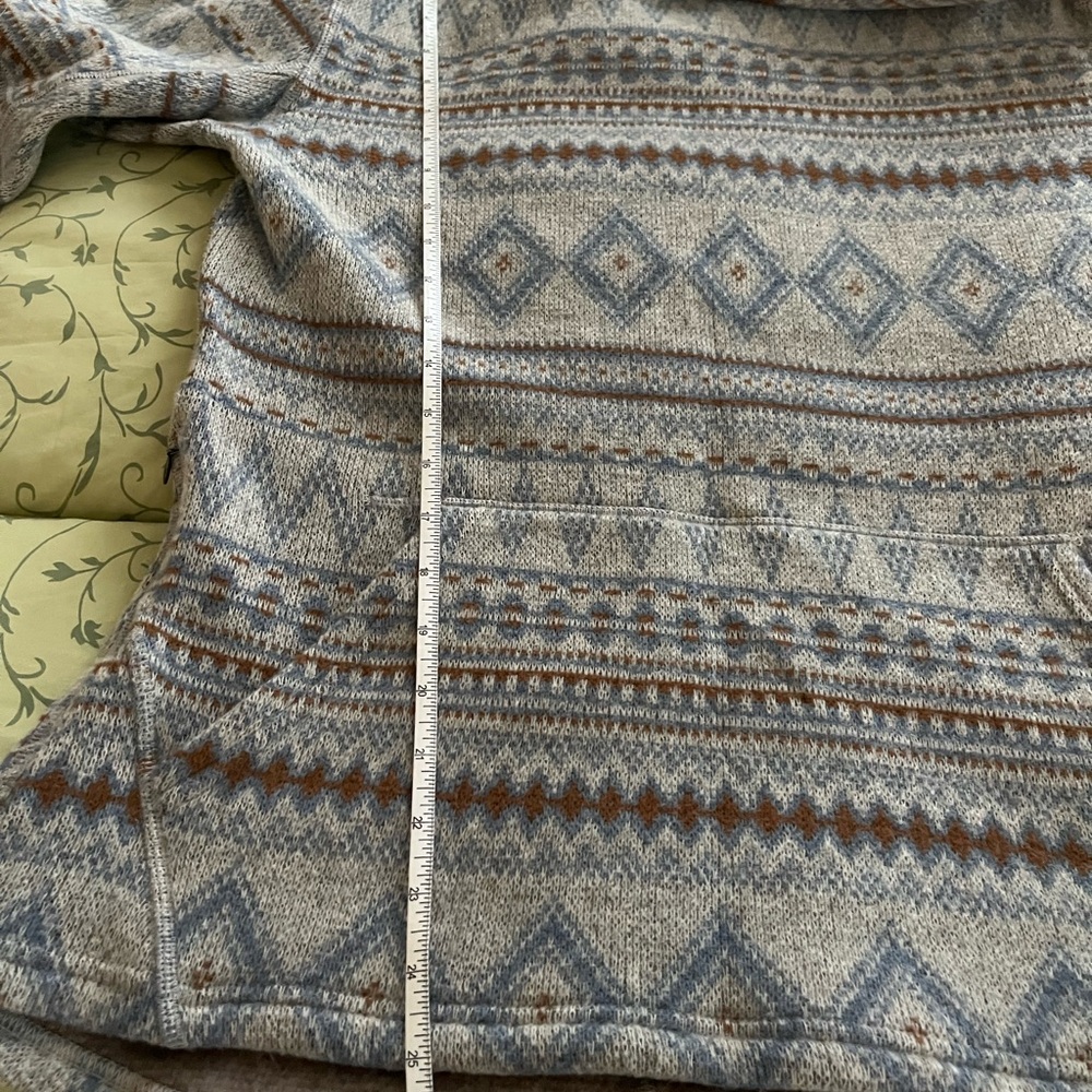 Smart Wool Women’s Geometric Pattern Sweater - Gr… - image 2